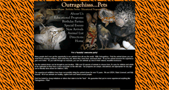 Desktop Screenshot of outragehissspets.com